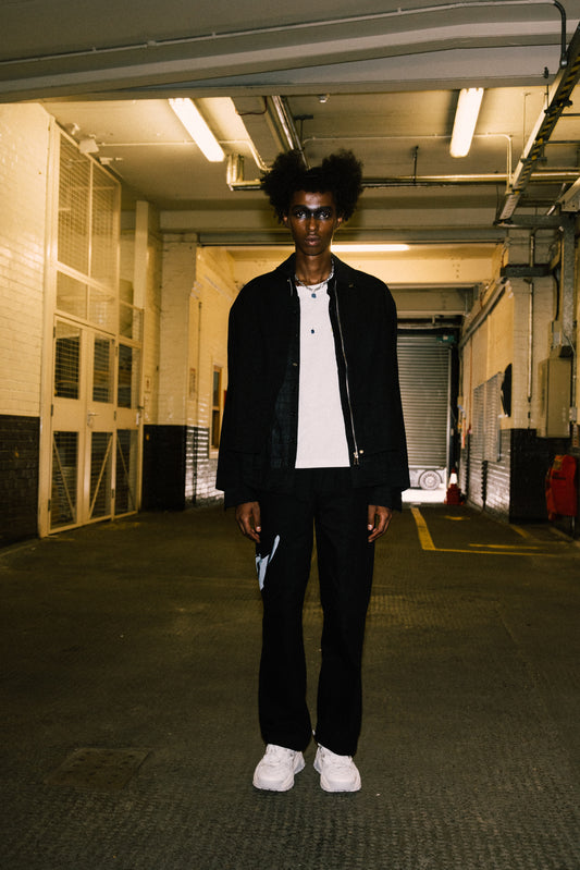 Mantas Ray Printed Paneled Pants