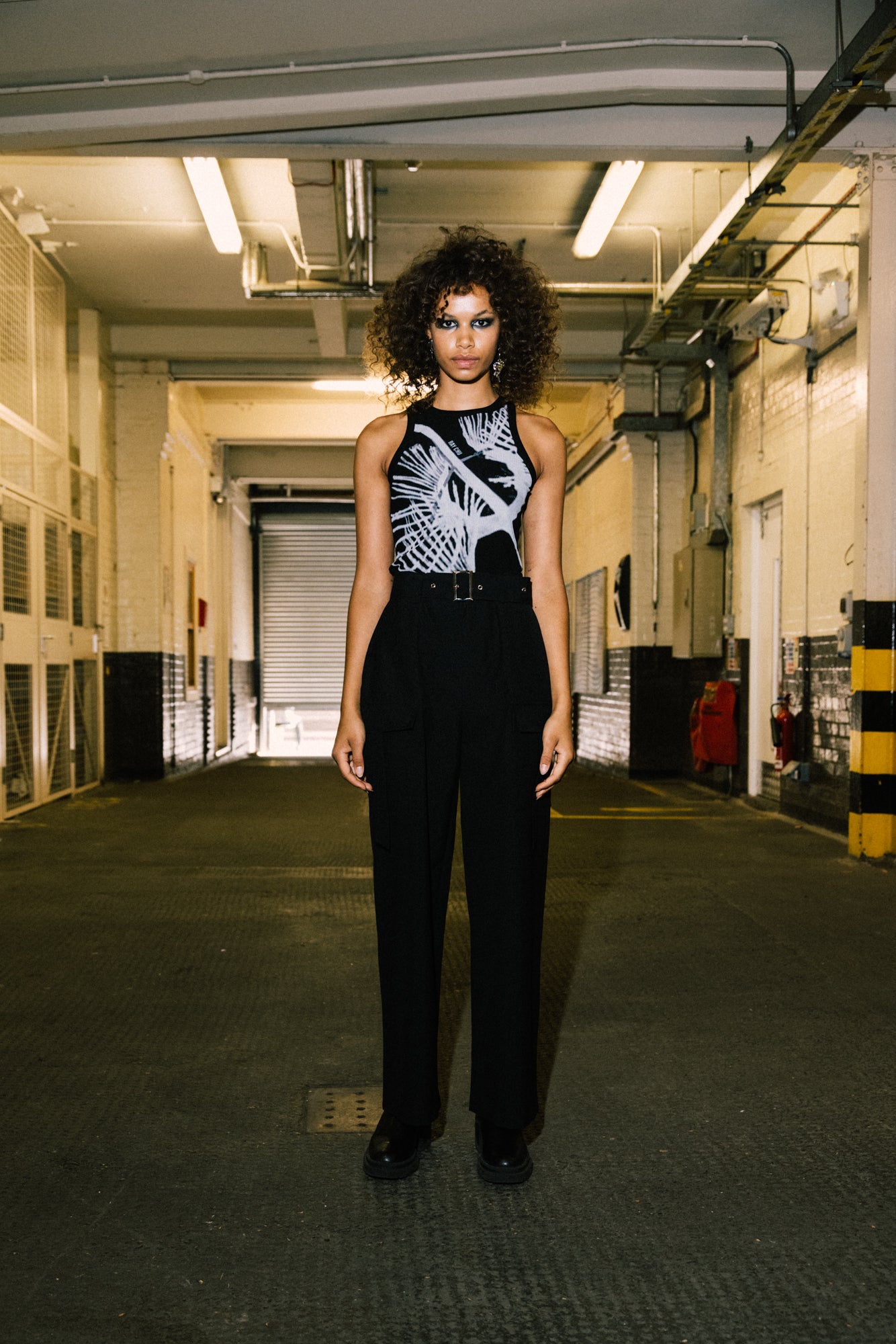 Mantas Ray  Bone X-Ray Printed Tank Top