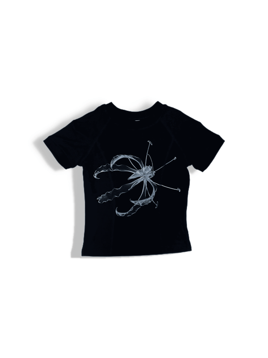 Crinum Asiaticum Printed Baby Top