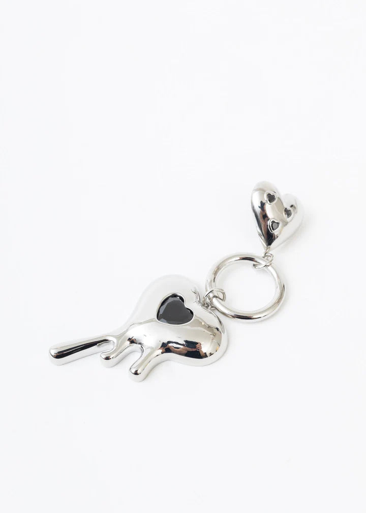 MELTING HEART EARRING / NOIR