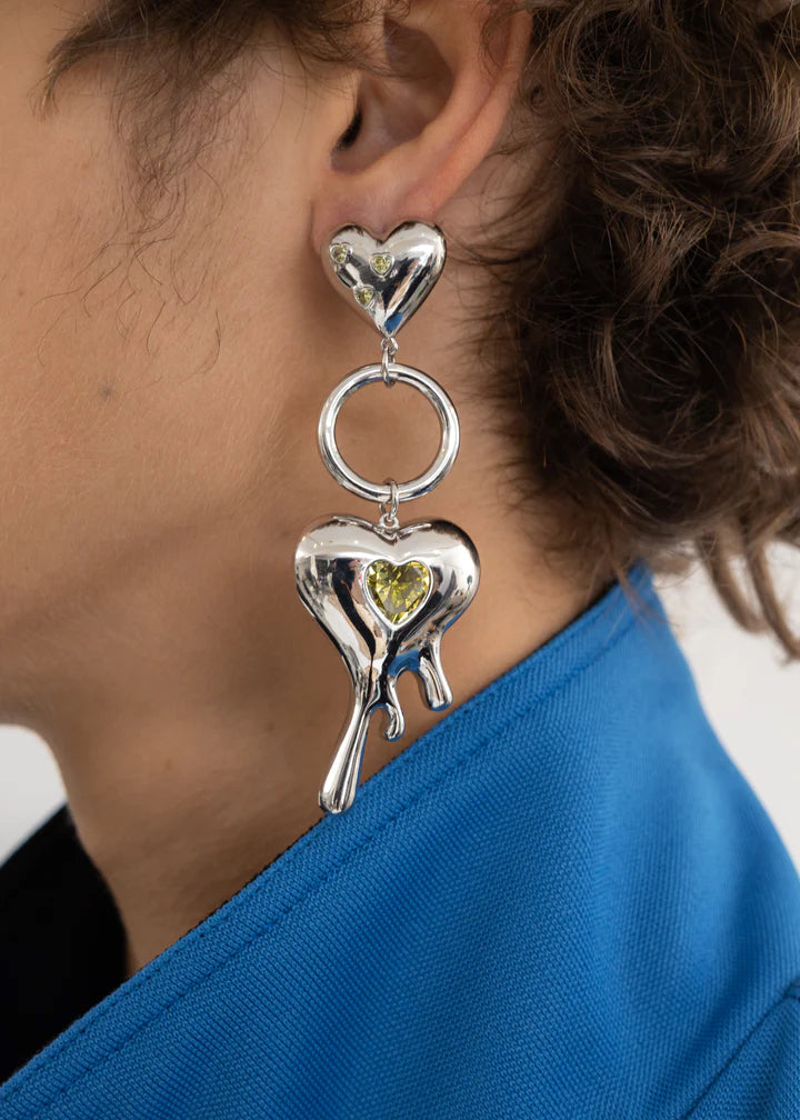 MELTING HEART EARRING / LEMON