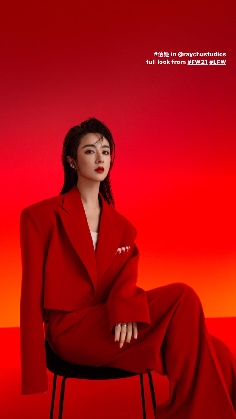 WORKING GAL CROPPED BLAZER