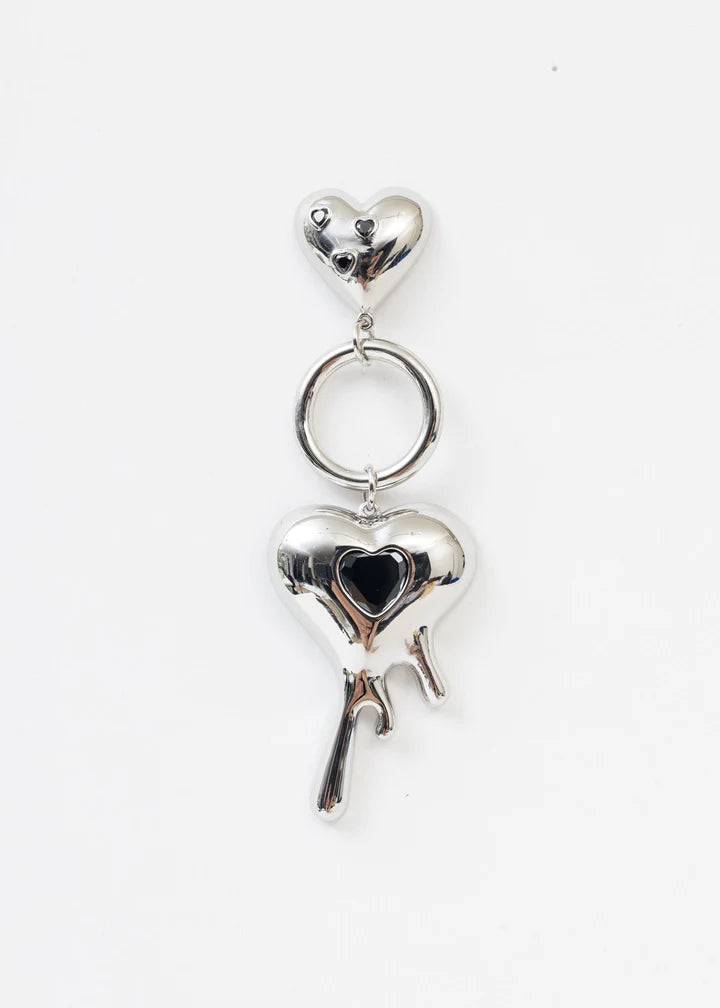 MELTING HEART EARRING / NOIR