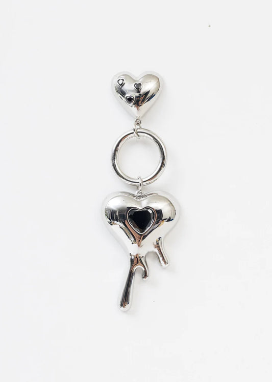 MELTING HEART EARRING / NOIR