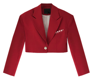 Open image in slideshow, WORKING GAL CROPPED BLAZER
