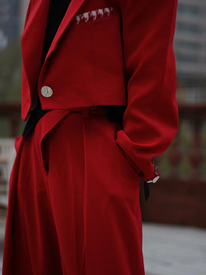 WORKING GAL CROPPED BLAZER