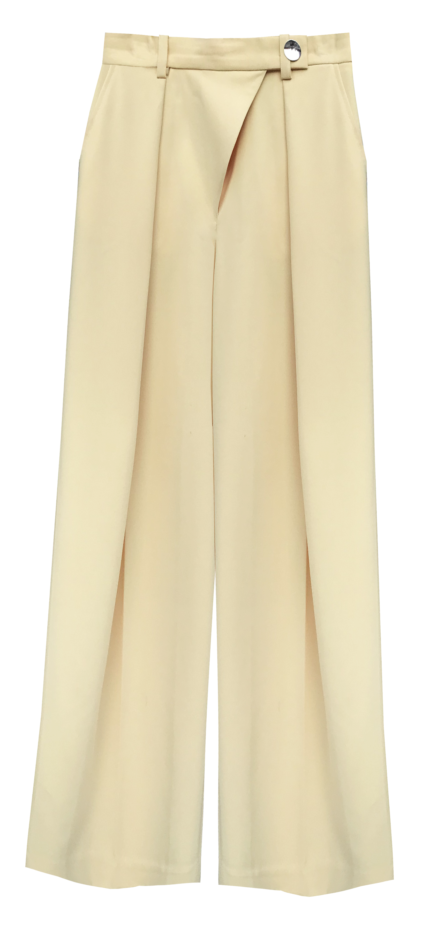 Rayn Wide Leg Trousers in Beige